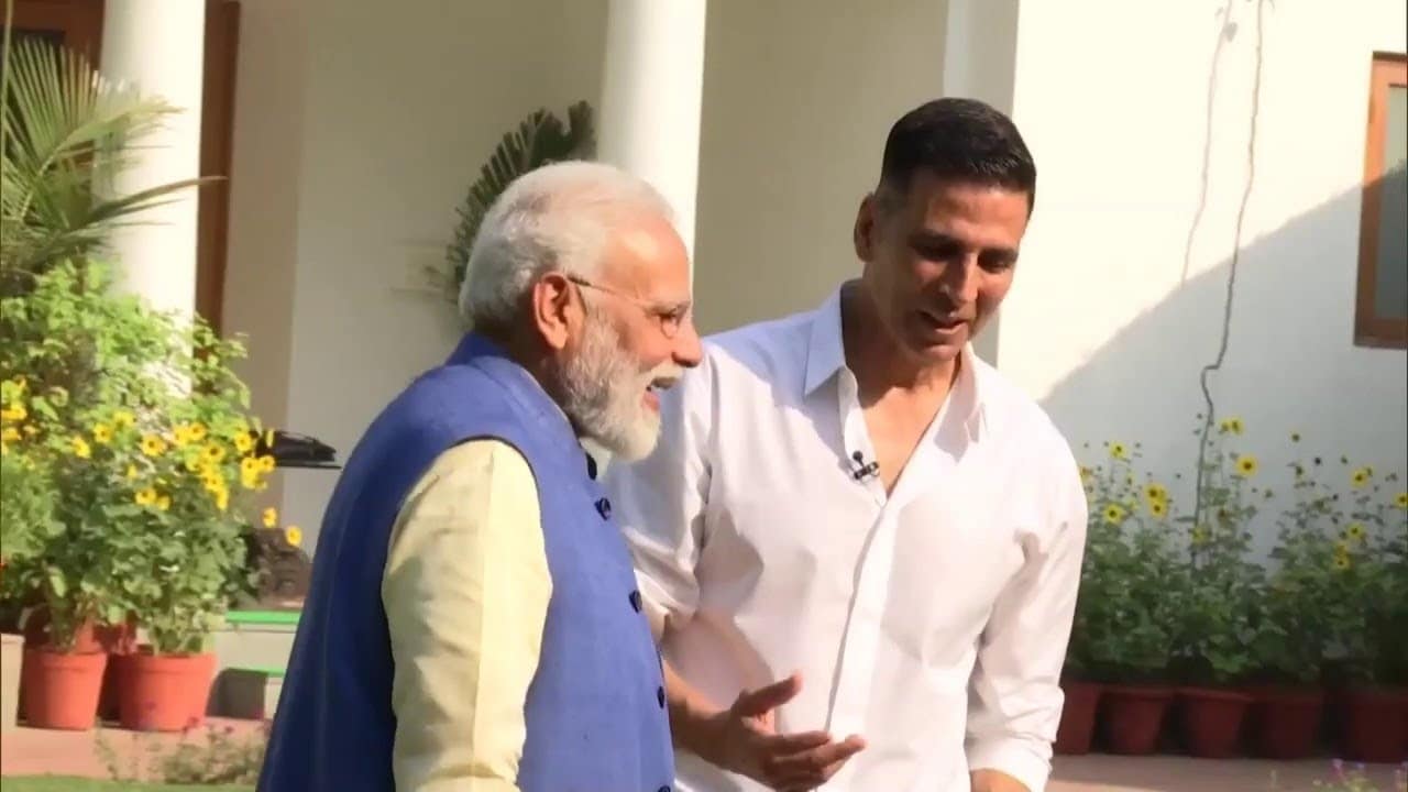 pm modi answers to akshay kumar question on healthy life