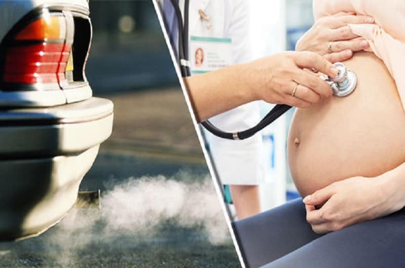 Pollution can cause danger to fetus